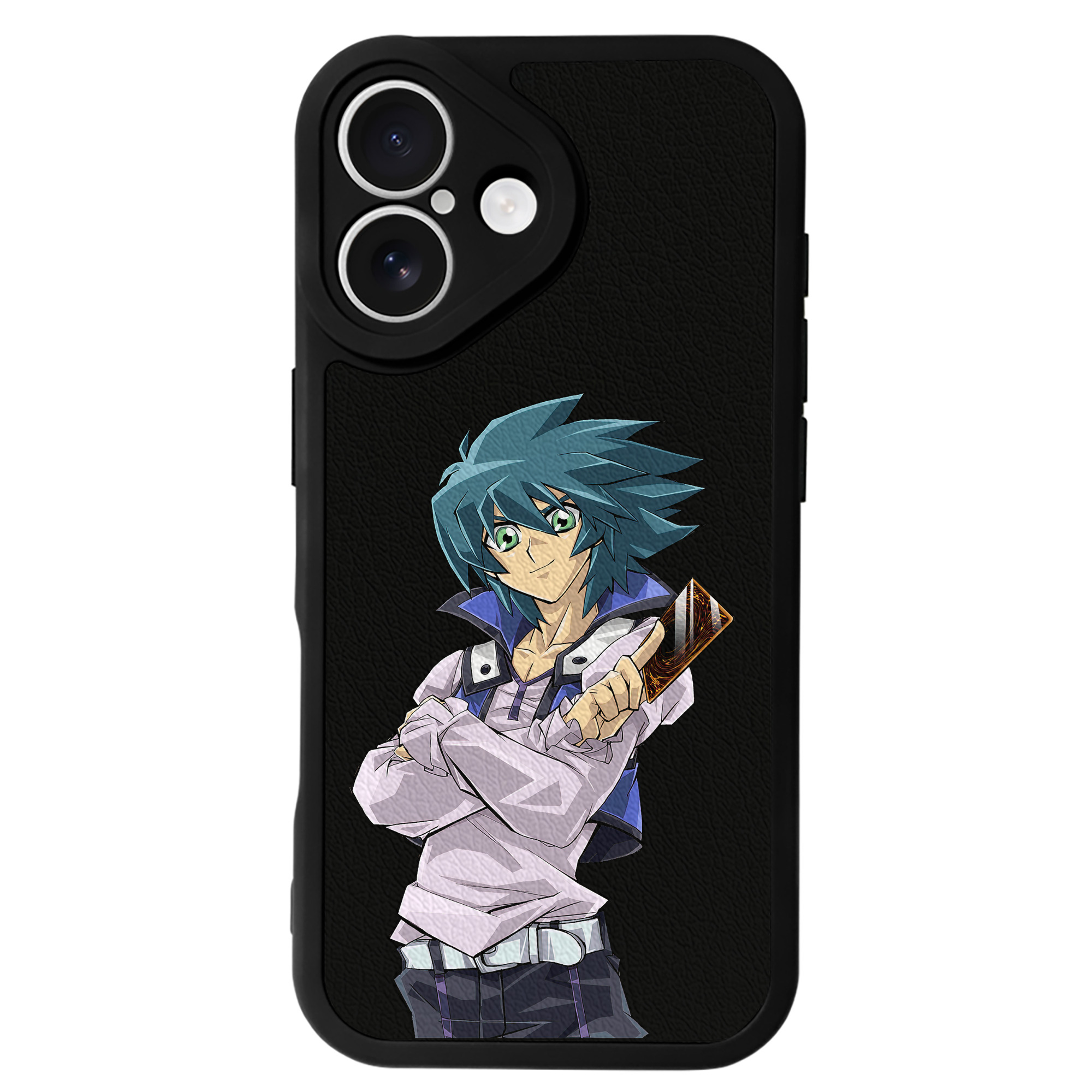 遊☆戯☆王 Yu-Gi-Oh! 【iPhone 16シリーズ対応】シリコンスマホケース（レザー調） 材質：シリコン